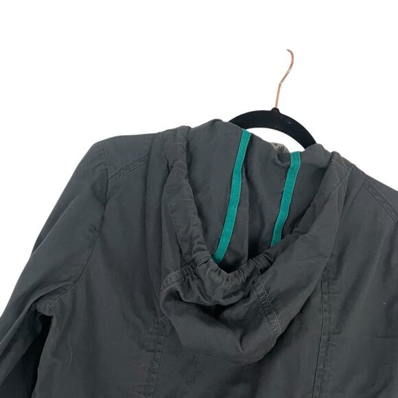 Athleta Grey Hooded Zip Up Jacket - Picture 6 of 9